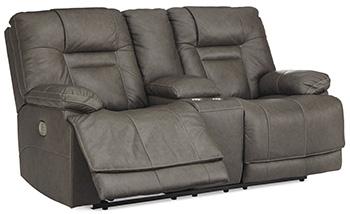 Wurstrow Power Reclining Loveseat with Console